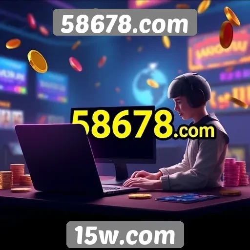 Desempenho financeiro do site de jogos 58678.com